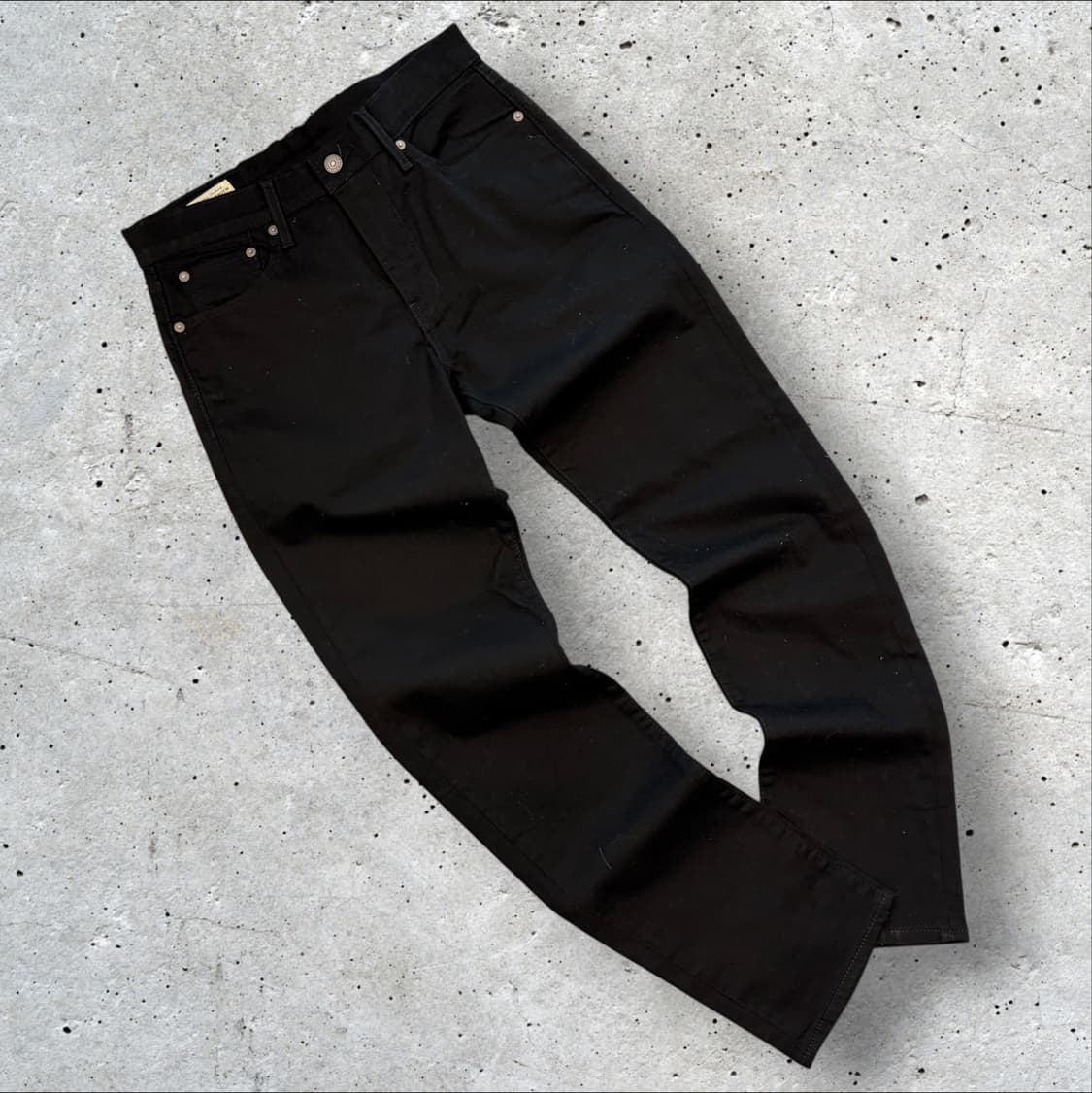 [30x32] 리바이스 502 테이퍼드핏 데님 팬츠 블랙진 D856 상품이미지2