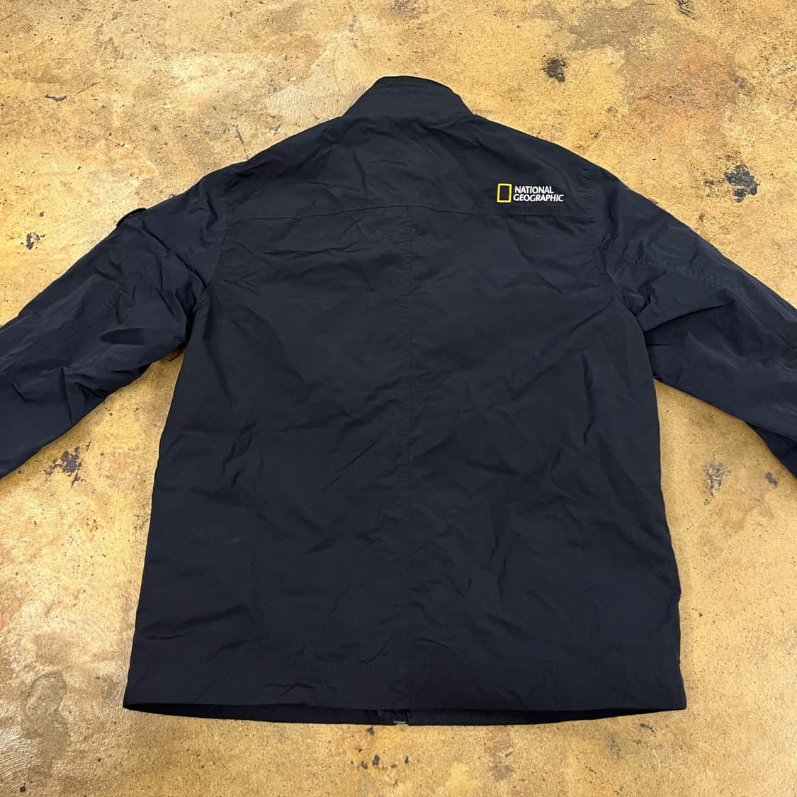 [정품/L] 내셔널지오그래픽 블랙 바람막이 자켓 b18 상품이미지4