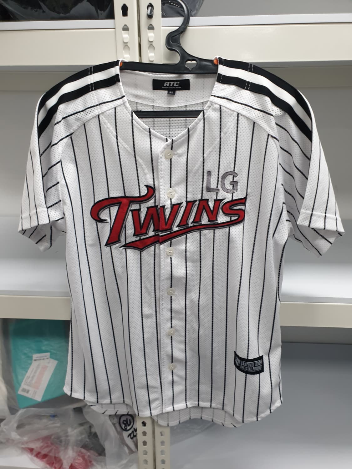 엘지트윈스 정품 홈 유니폼 판매합니다 95사이즈 채은성 마킹 상품이미지1