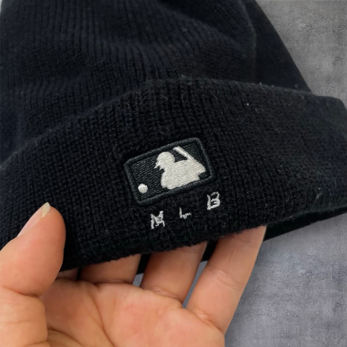 엠엘비 MLB 블랙 뉴욕양키스 빅로고 비니 상품이미지4