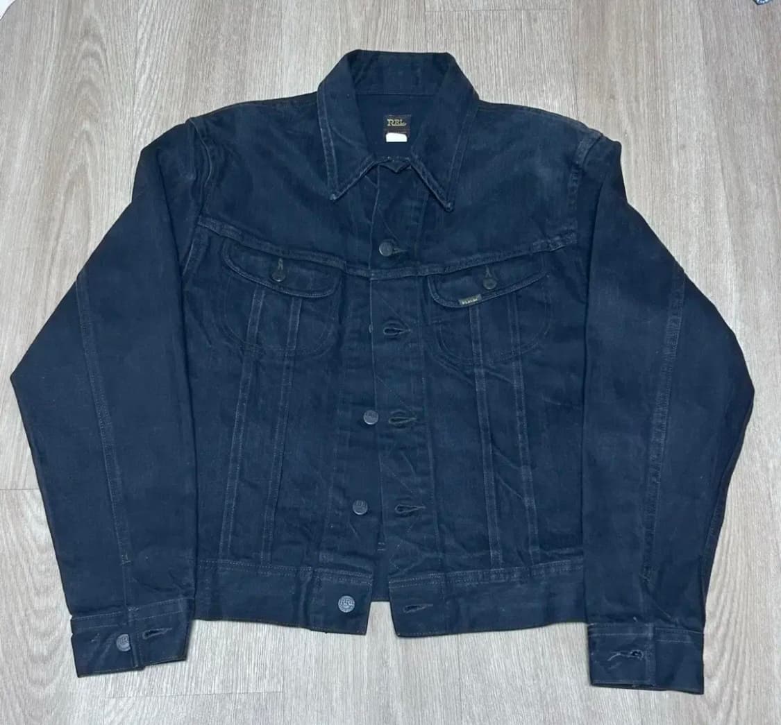 RRL LOT 271 블랙 흑청 데님 자켓 M 상품이미지1