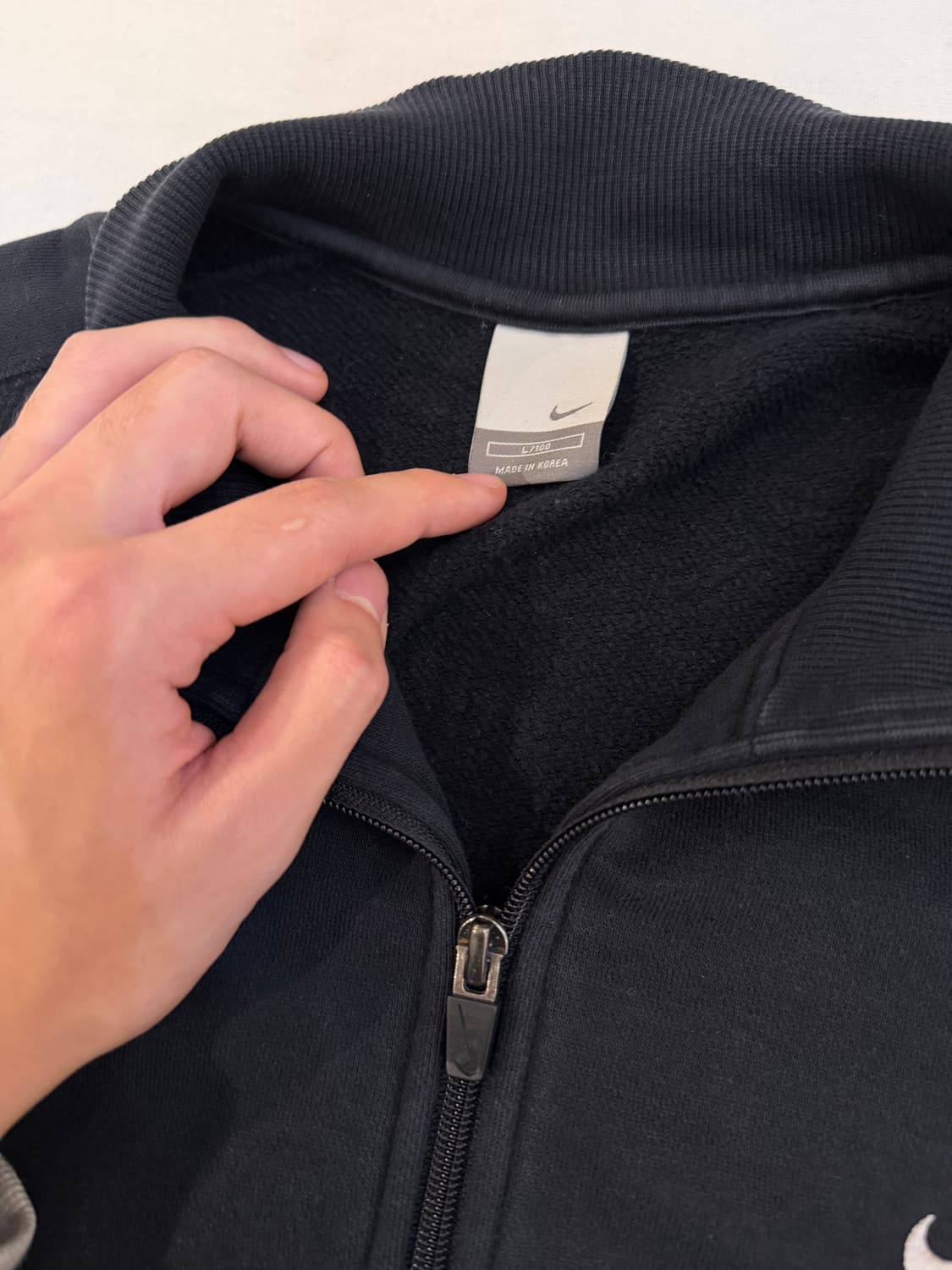 00s 나이키 대대장급 코튼 집업 면 져지 상품이미지3