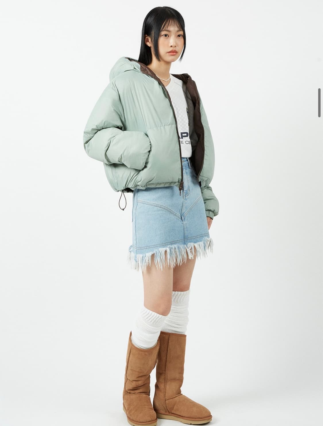 코드그라피 리버시블 패딩 상품이미지3