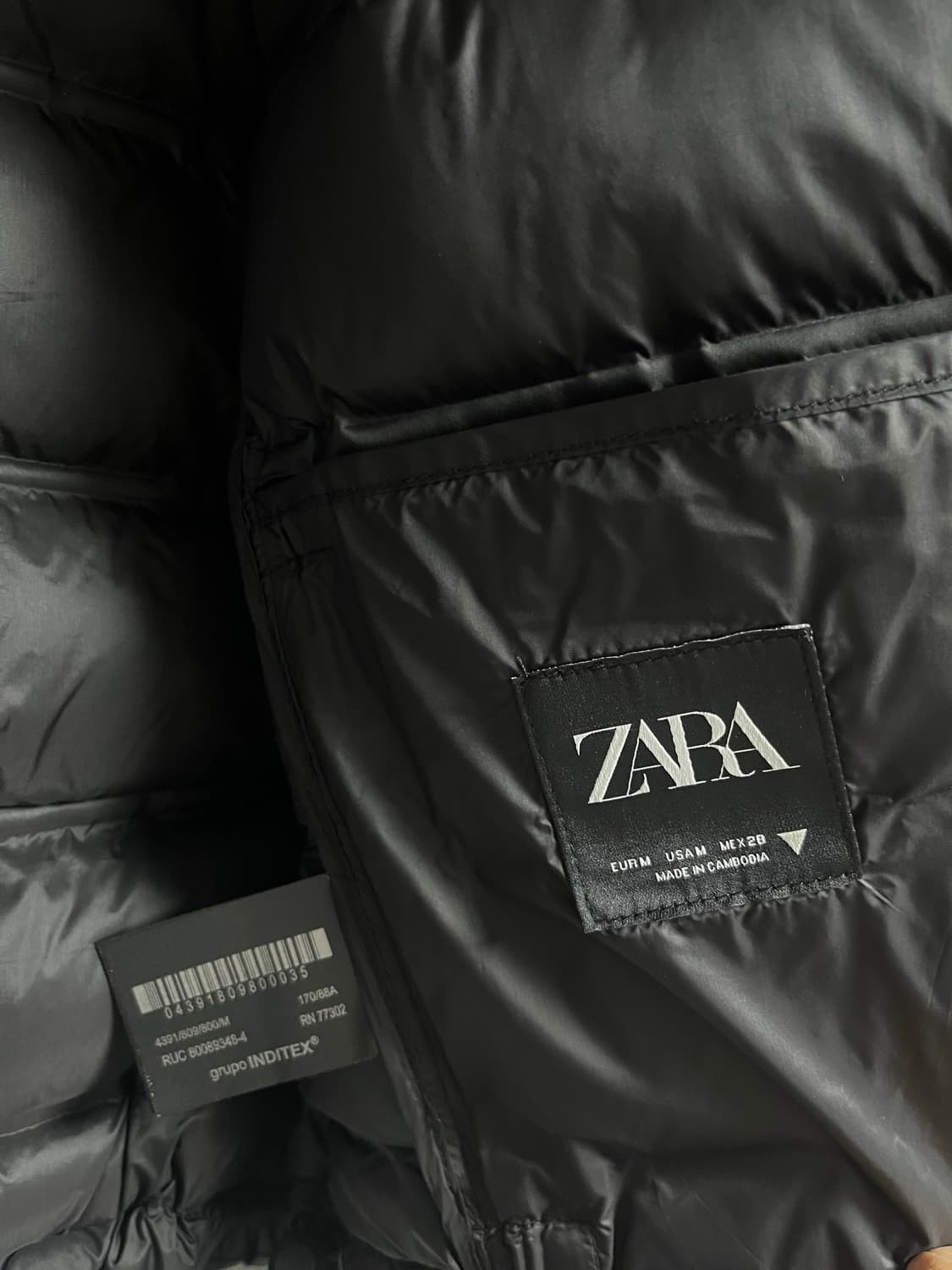 ZARA 자라 패딩 점퍼 상품이미지3