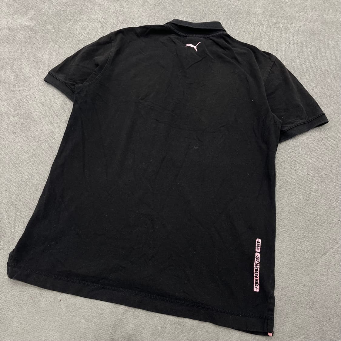 M 푸마 핑크 로고 카라 pk 티셔츠 상품이미지3