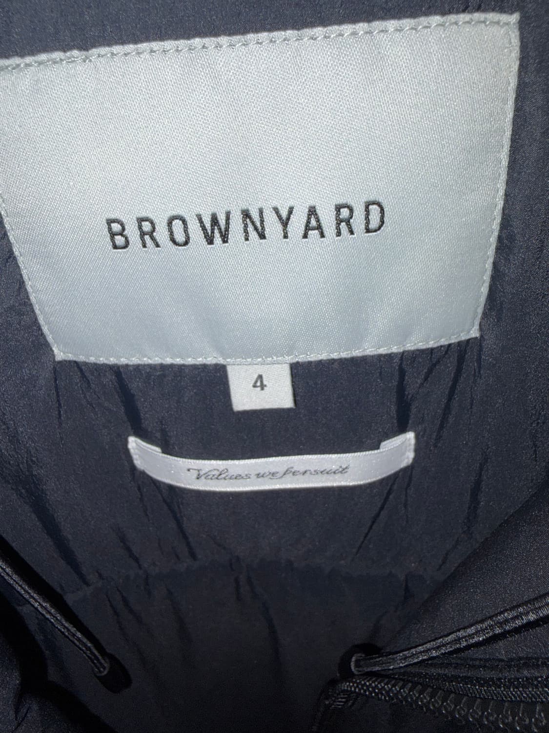 [4] 브라운야드 라이트 후디드자켓 블랙 상품이미지2