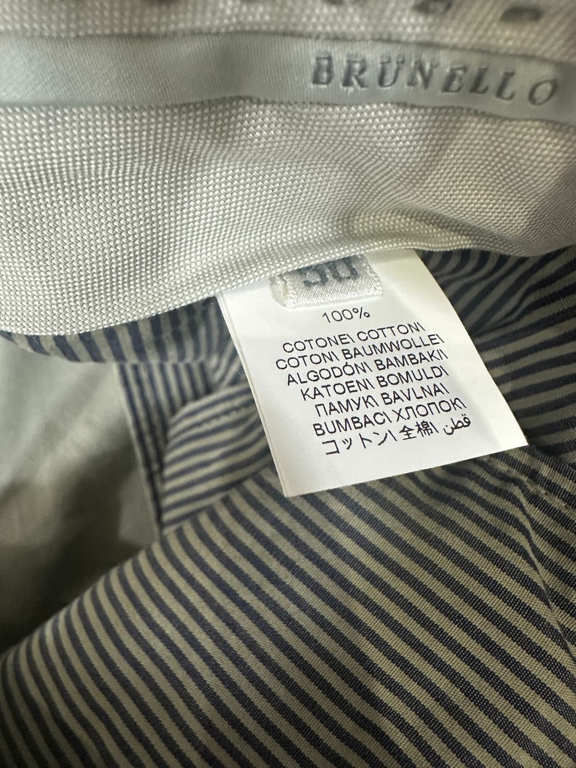 브루넬로 쿠치넬리 카고 치노 팬츠 새상품 상품이미지5