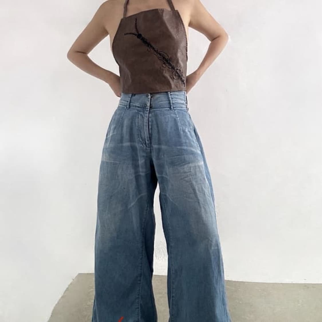 캐피탈 팬츠 KAPITAL denim flare pants 상품이미지3