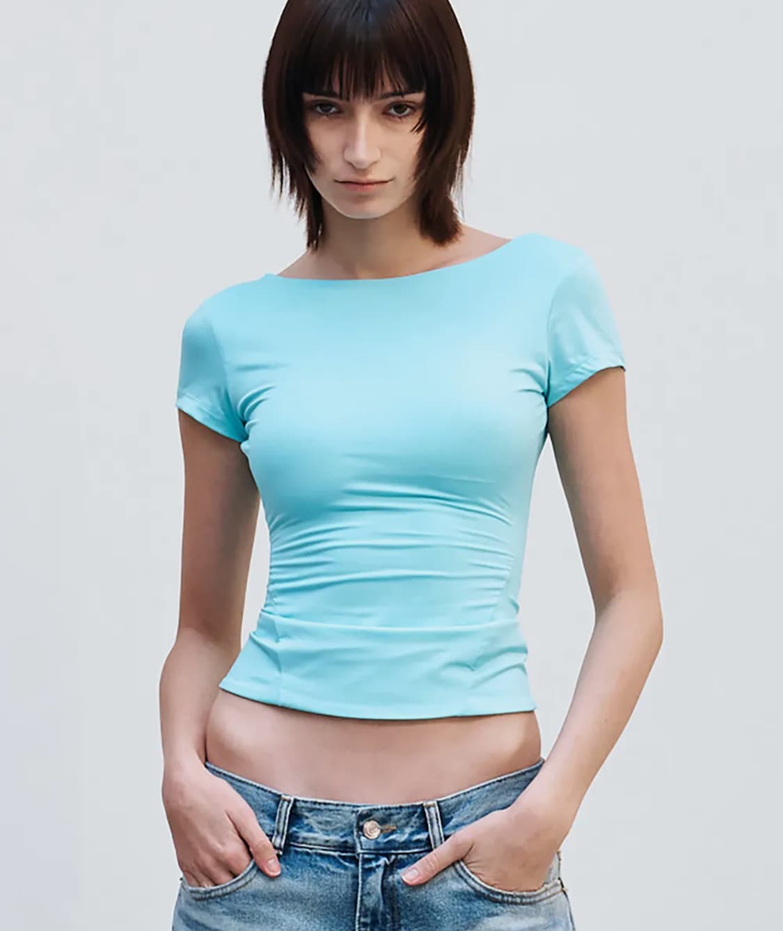 2000아카이브스 RHEA BACK SCOOP T (MINT) 상품이미지1