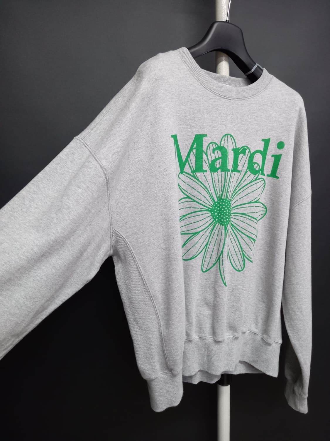 마르디메크르디 춘추동 초록그레이 맨투맨 F 44-77 상품이미지4