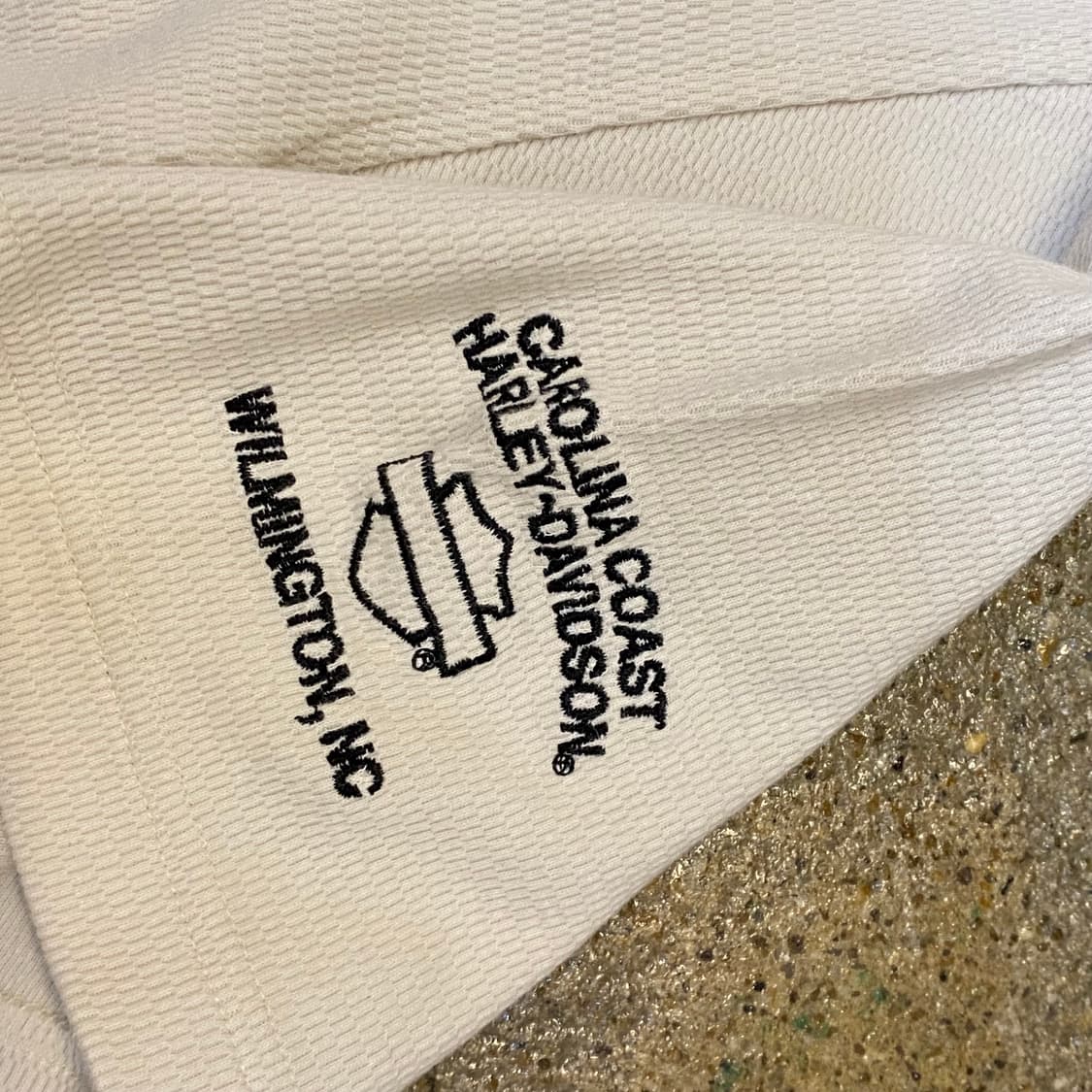 미국 빈티지 할리데이비슨 탄탄 와플 펀칭티셔츠 락티셔츠 반팔티 상품이미지4