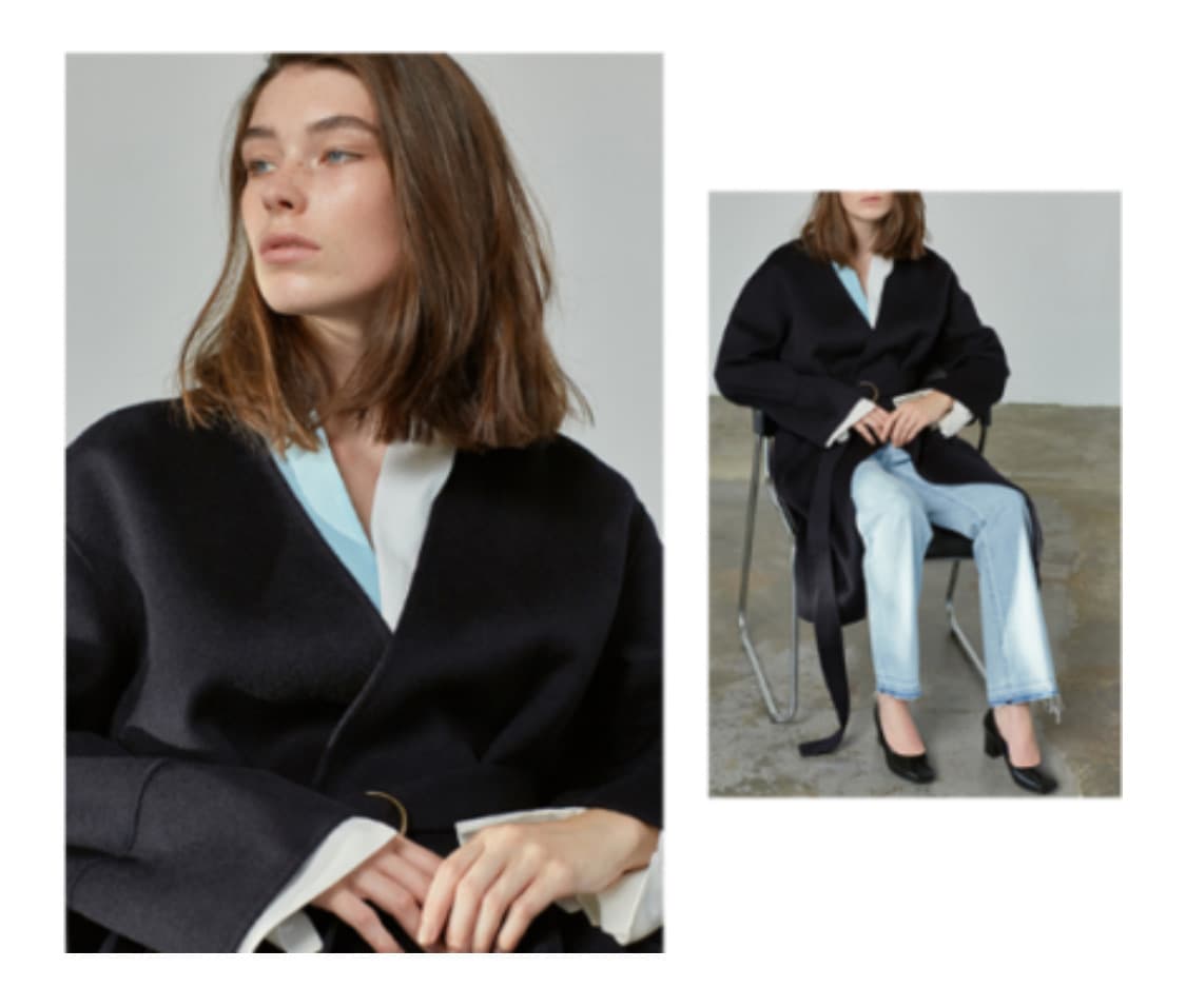 렉토 캐시미어 코트 상품이미지4