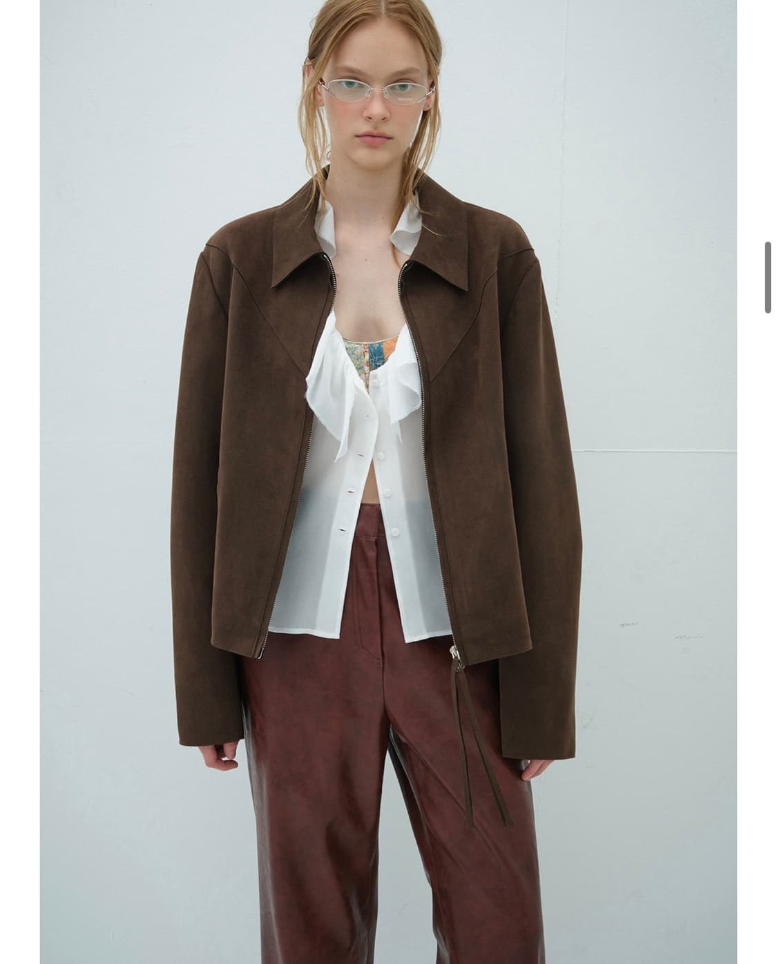 오버듀플레어 웨스턴 스웨이드 자켓 상품이미지2