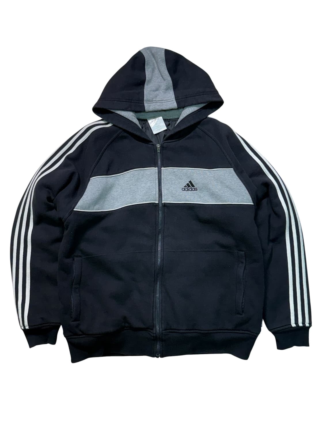 Adidas 아디다스 빅로고 후드 집업 상품이미지3