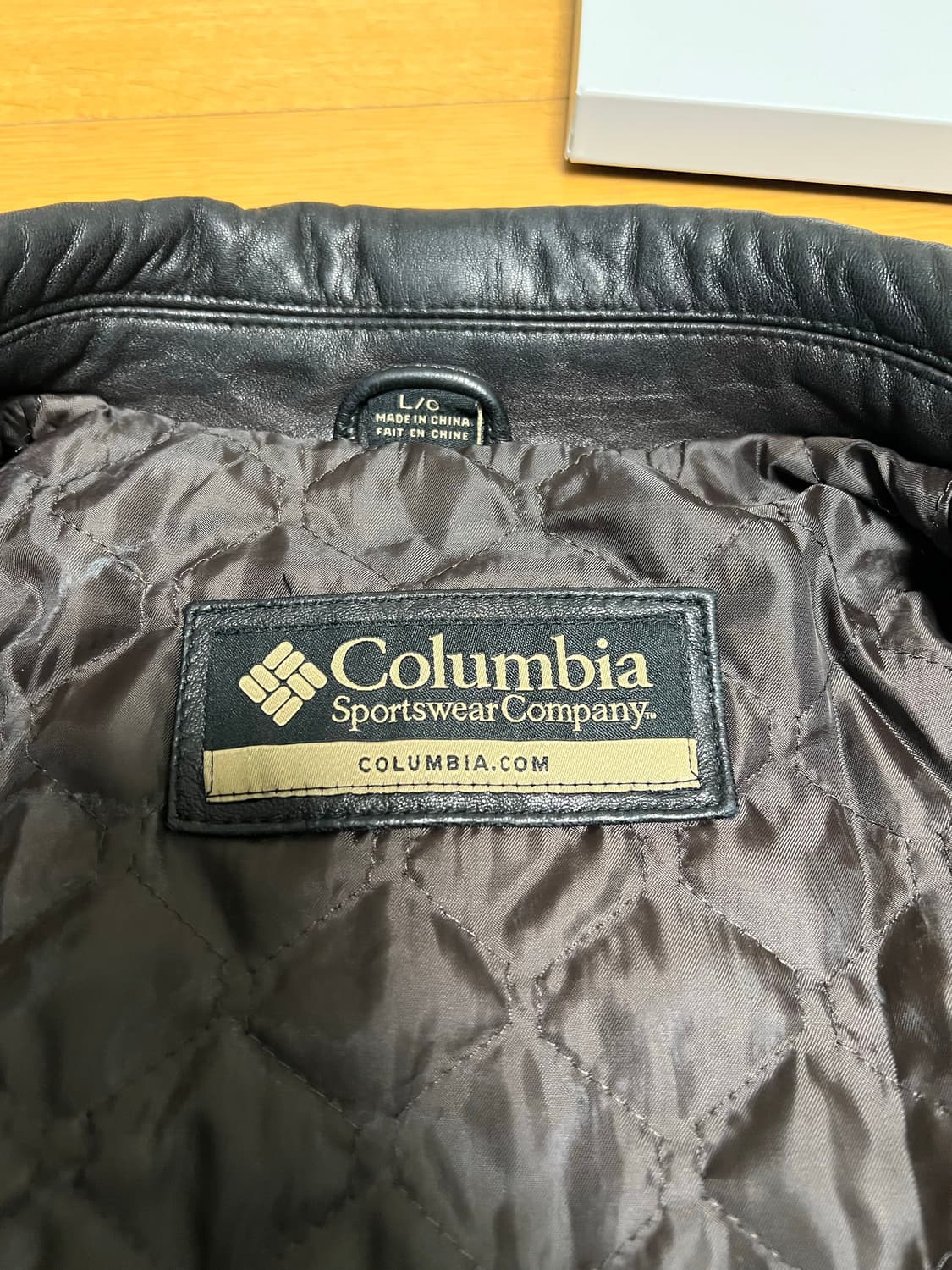 Columbia leather jacket 상품이미지4