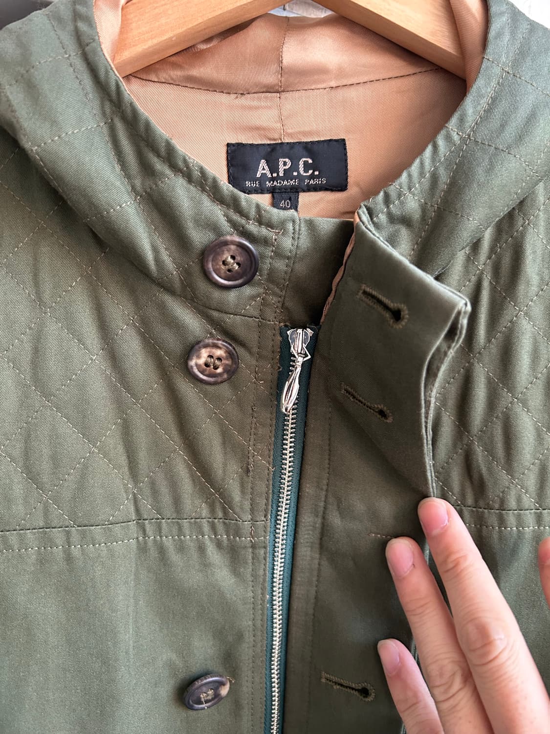 APC 아페쎄 밀리터리 파카 상품이미지4