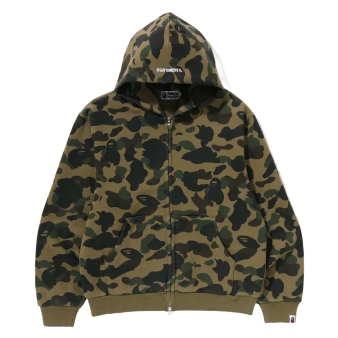 베이프 카모 헤비 워시 후드집업 M 사이즈 상품이미지1
