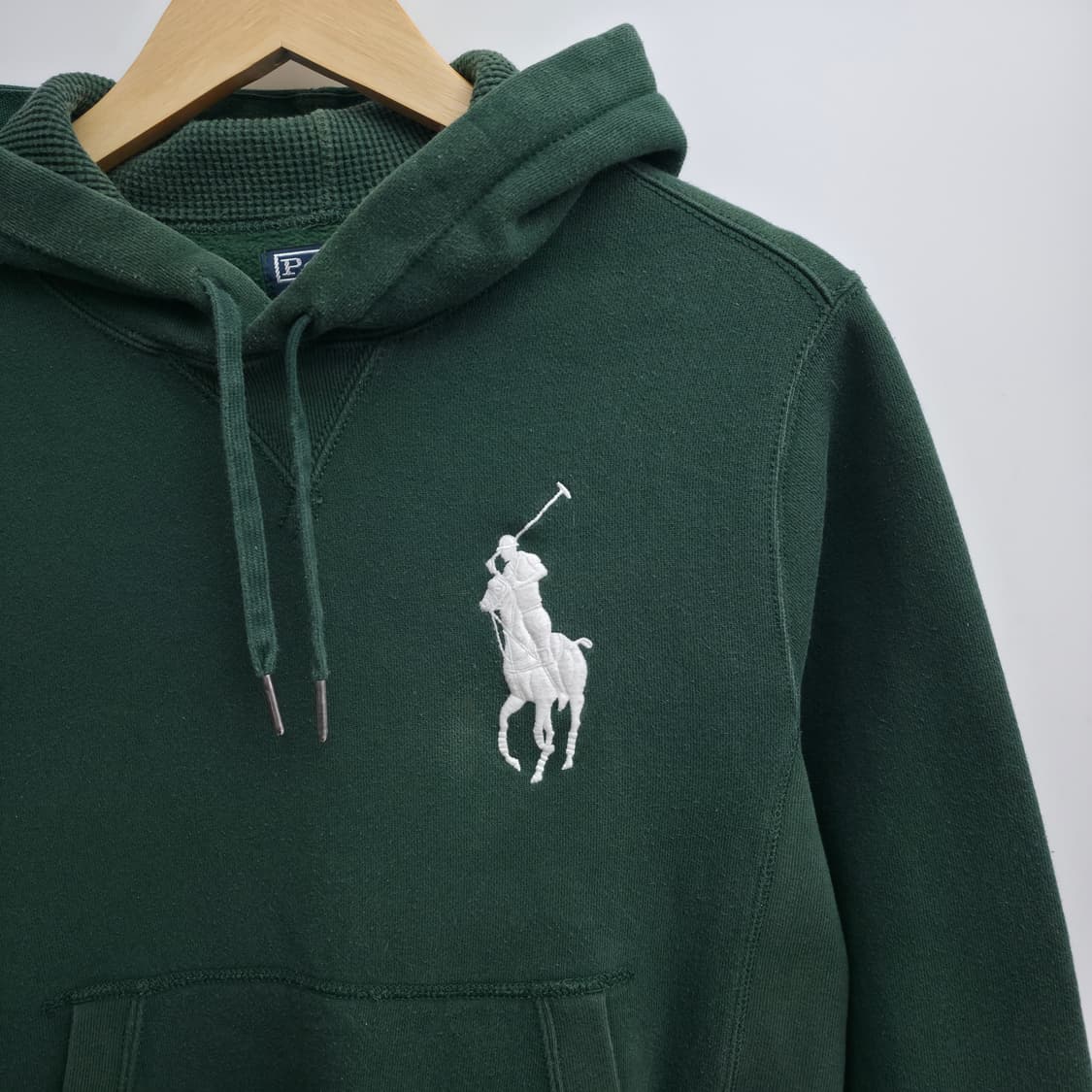 [S] 폴로 랄프로렌 빅포니 후드티 그린 상품이미지4