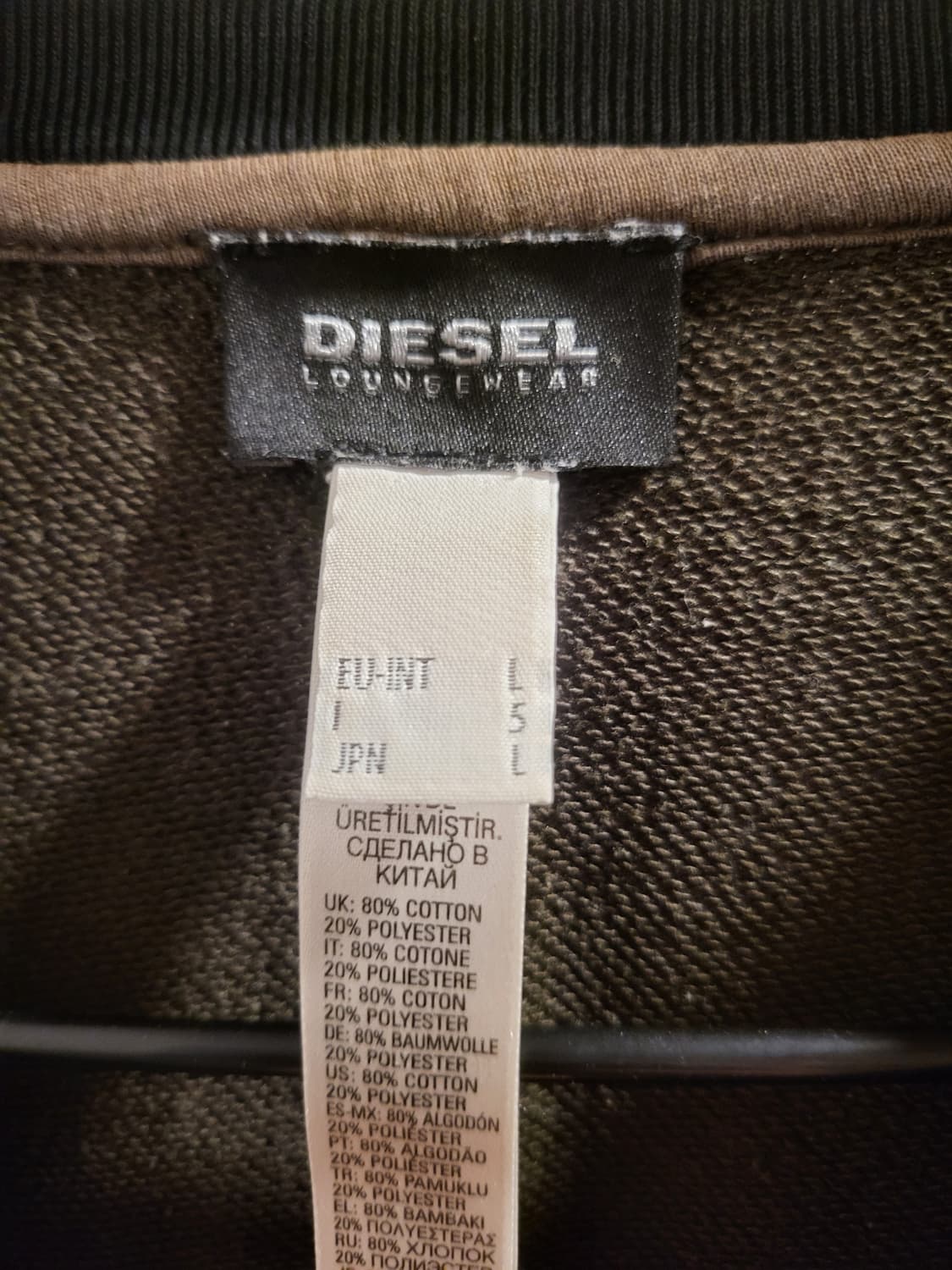 [L]디젤 로고 맨투맨 상품이미지5