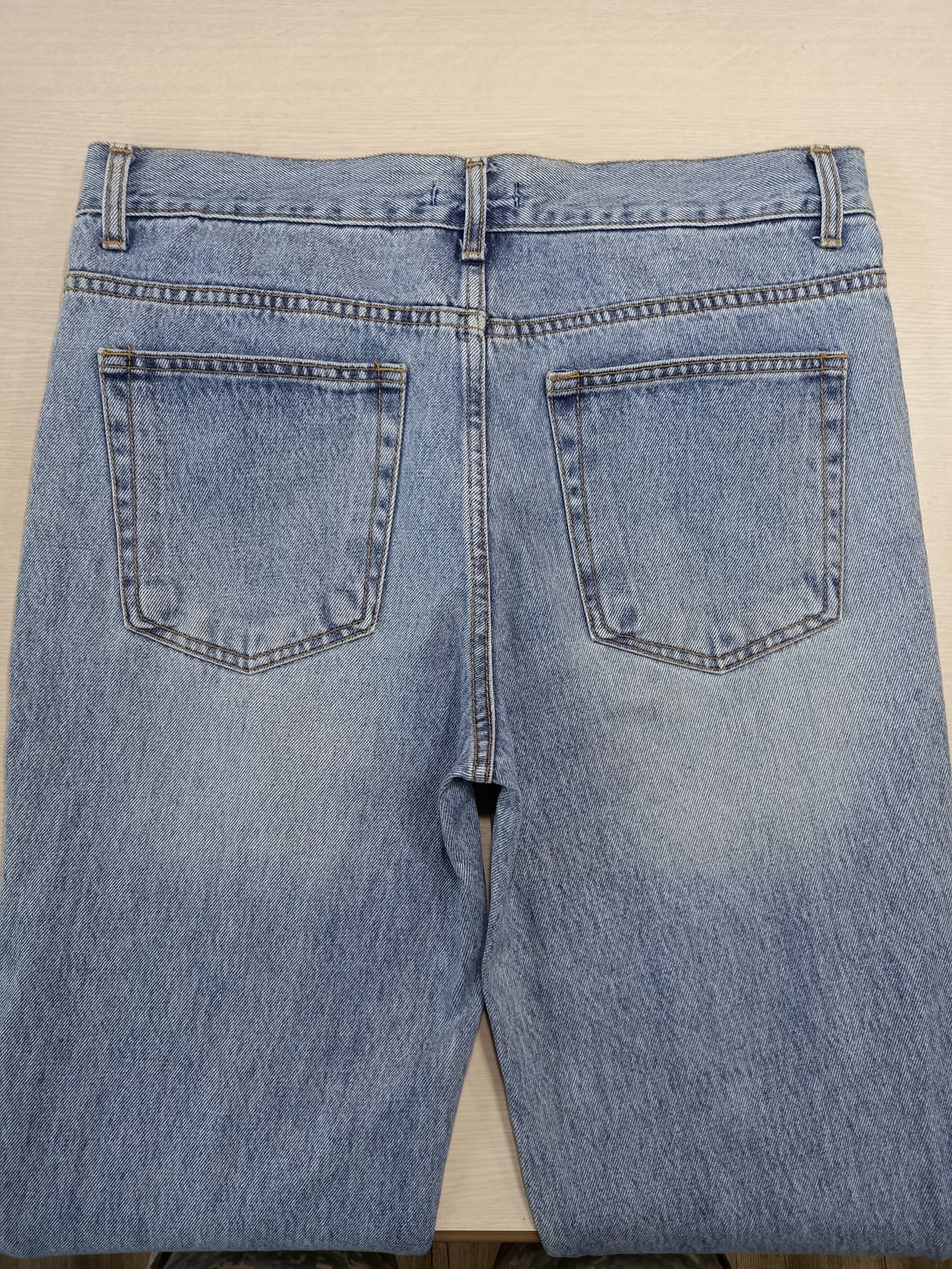 34 Mnfs 미뇽네프 Kor 워싱 일자진 연청 34-582 상품이미지4