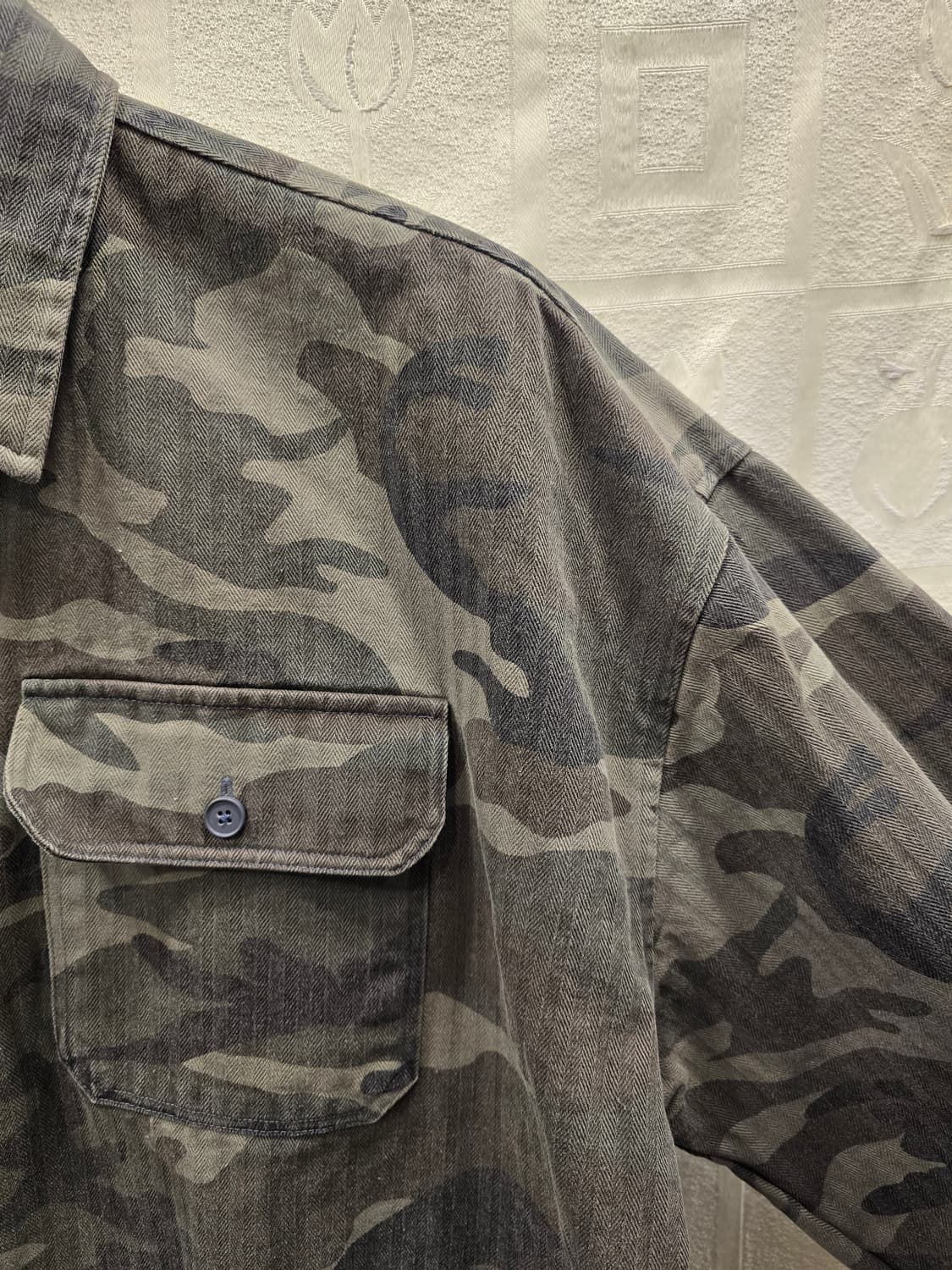 테이크이지 TAKEASY 카모플라쥬 셔츠  남방 90~95 상품이미지3