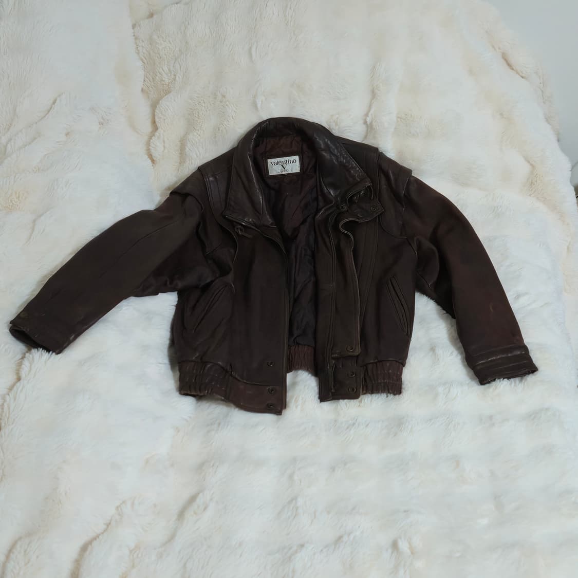 Valentino Vintage Leather Jacket  Archiv 상품이미지1