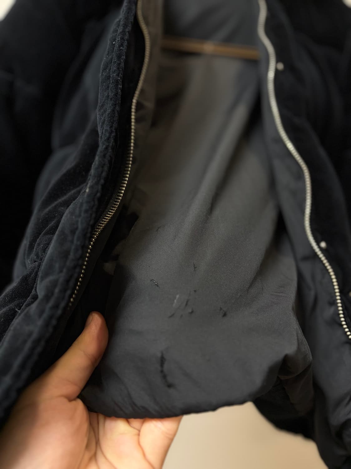 (XS) CK 캘빈클라인 벨벳 패딩 상품이미지7