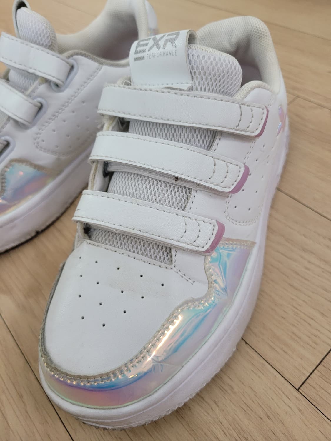 EXR 키즈 벨크로 운동화 220 화이트 상품이미지6