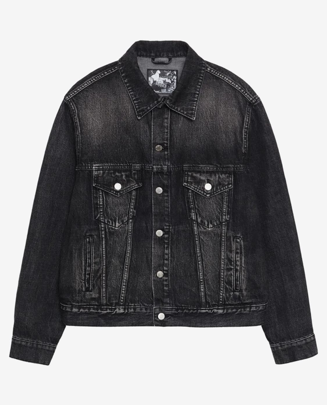 모드나인 휴머노이드 미디엄블랙 흑청자켓 M 상품이미지6