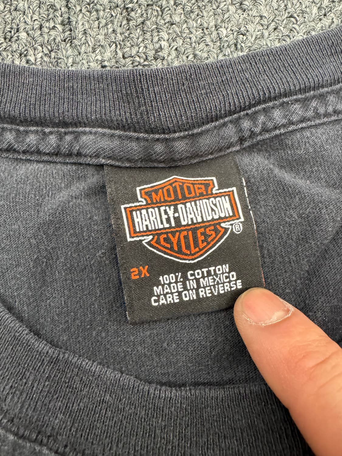 2XL)할리데이비슨 빈티지 프린팅 Las Vegas 반팔 상품이미지5