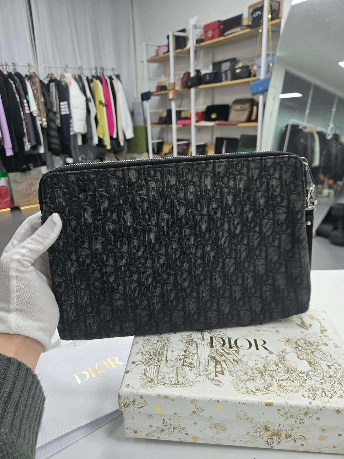 [50%세일] 디올 오블리크 아이패드 클러치백 상품이미지2