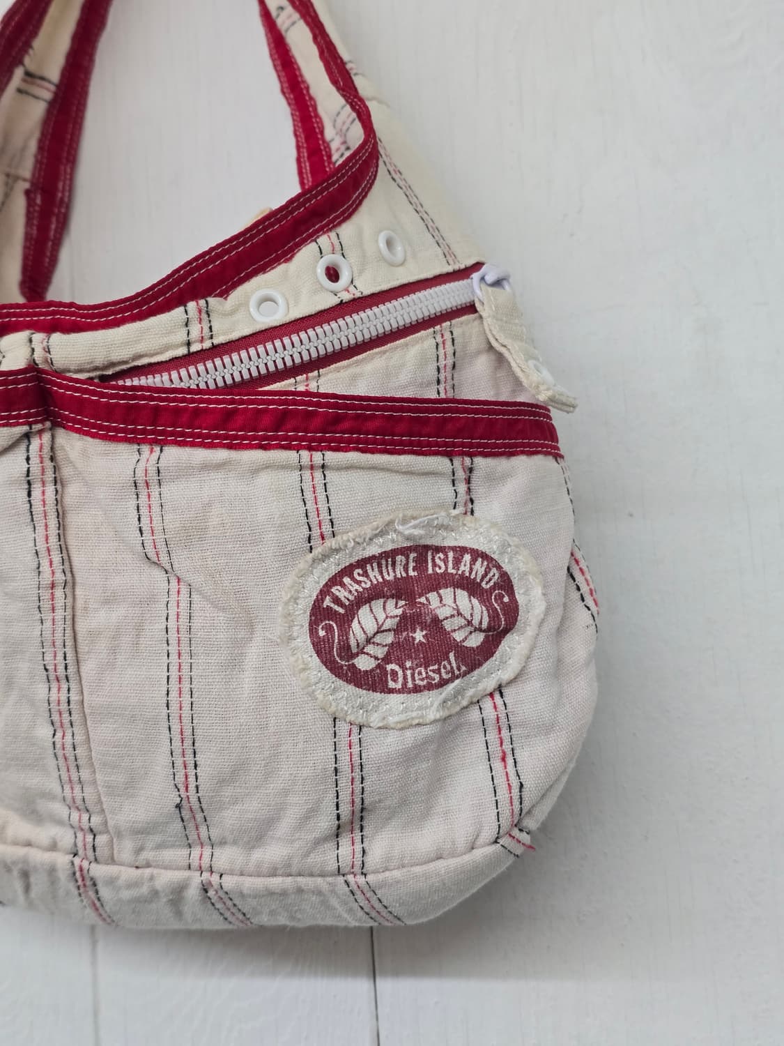 Diesel 디젤 린넨 우먼스 토트백  상품이미지3
