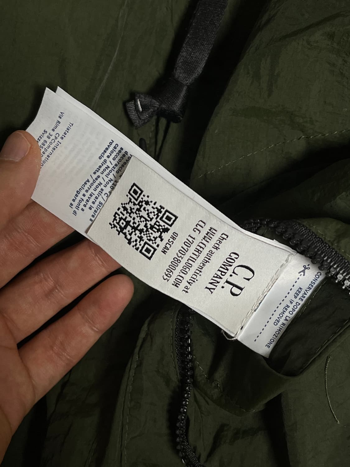 CP컴퍼니 나일론 오버셔츠 카키 L 상품이미지4