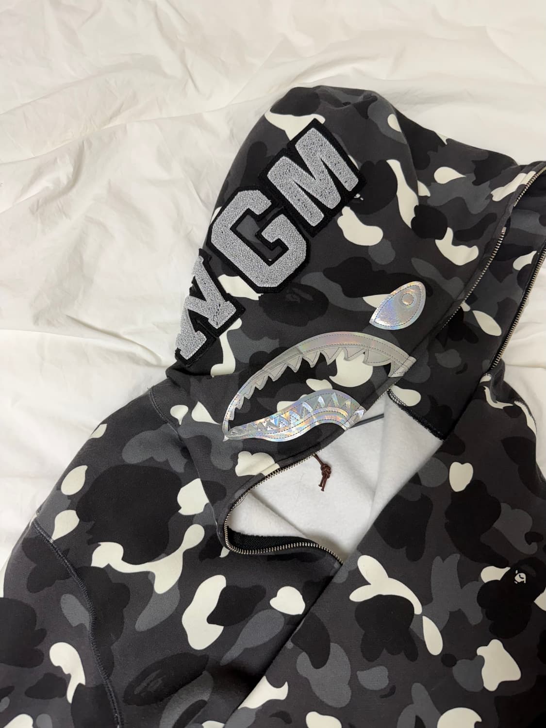 베이프 카모 풀 후드집업 상품이미지2