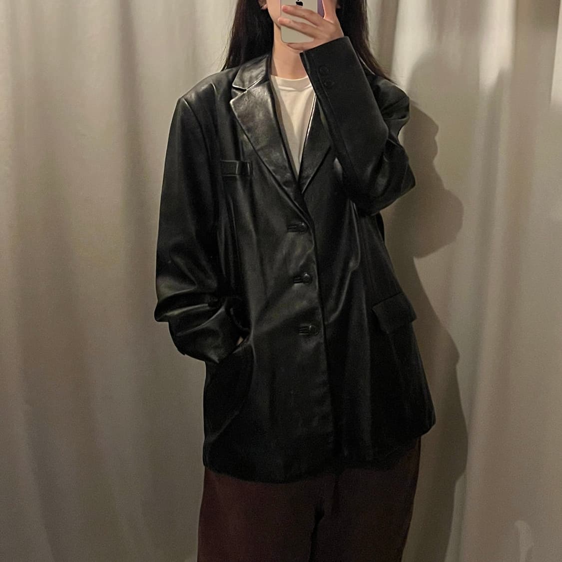 fransoise homme 양가죽 블레이저 자켓 상품이미지1