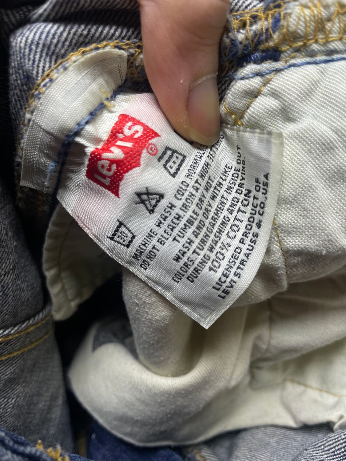 빈티지 리바이스 501 34x32 실제 33정도 상품이미지6