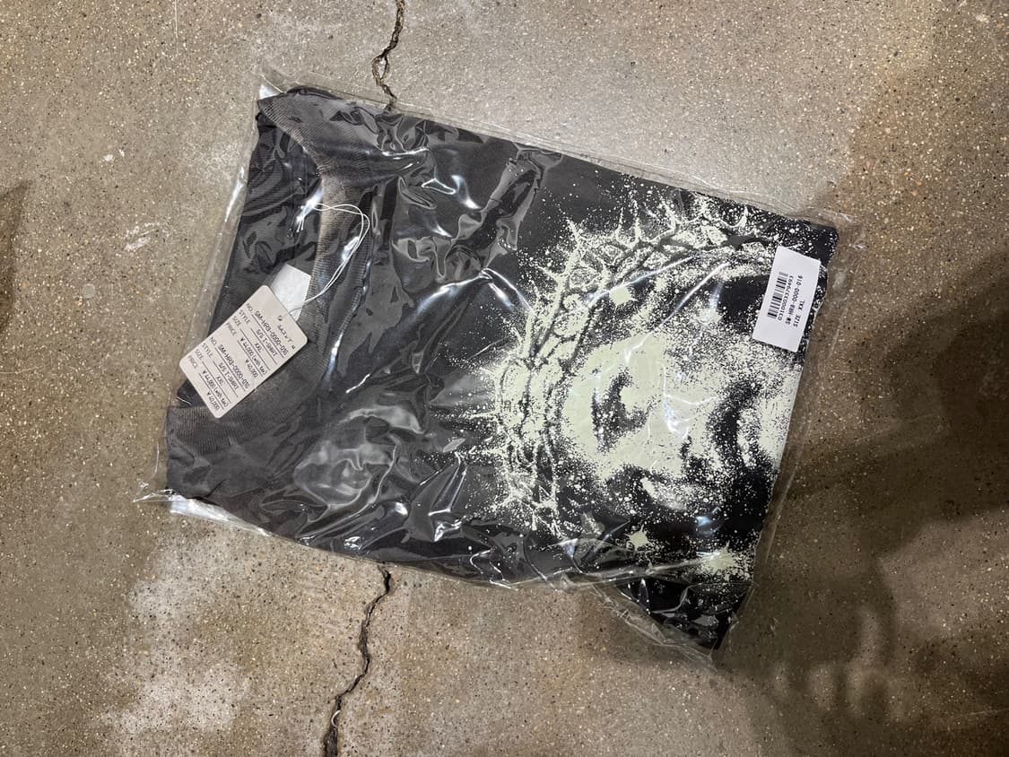 [새상품/XXL] 세인트미카엘 지저스 예수님 반팔 티셔츠 블랙 상품이미지6