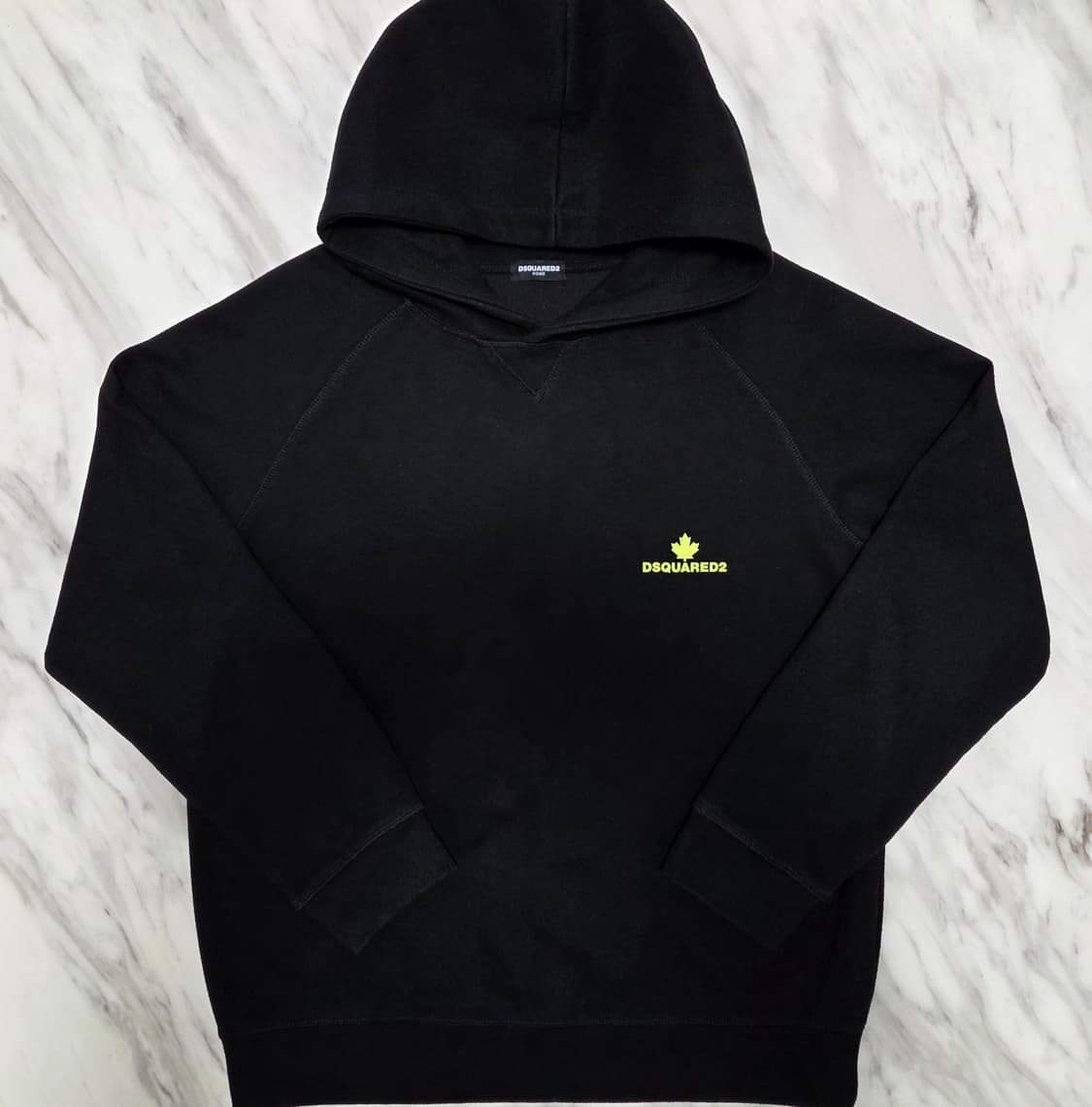 디스퀘어드 네온 로고 후드티 상품이미지2