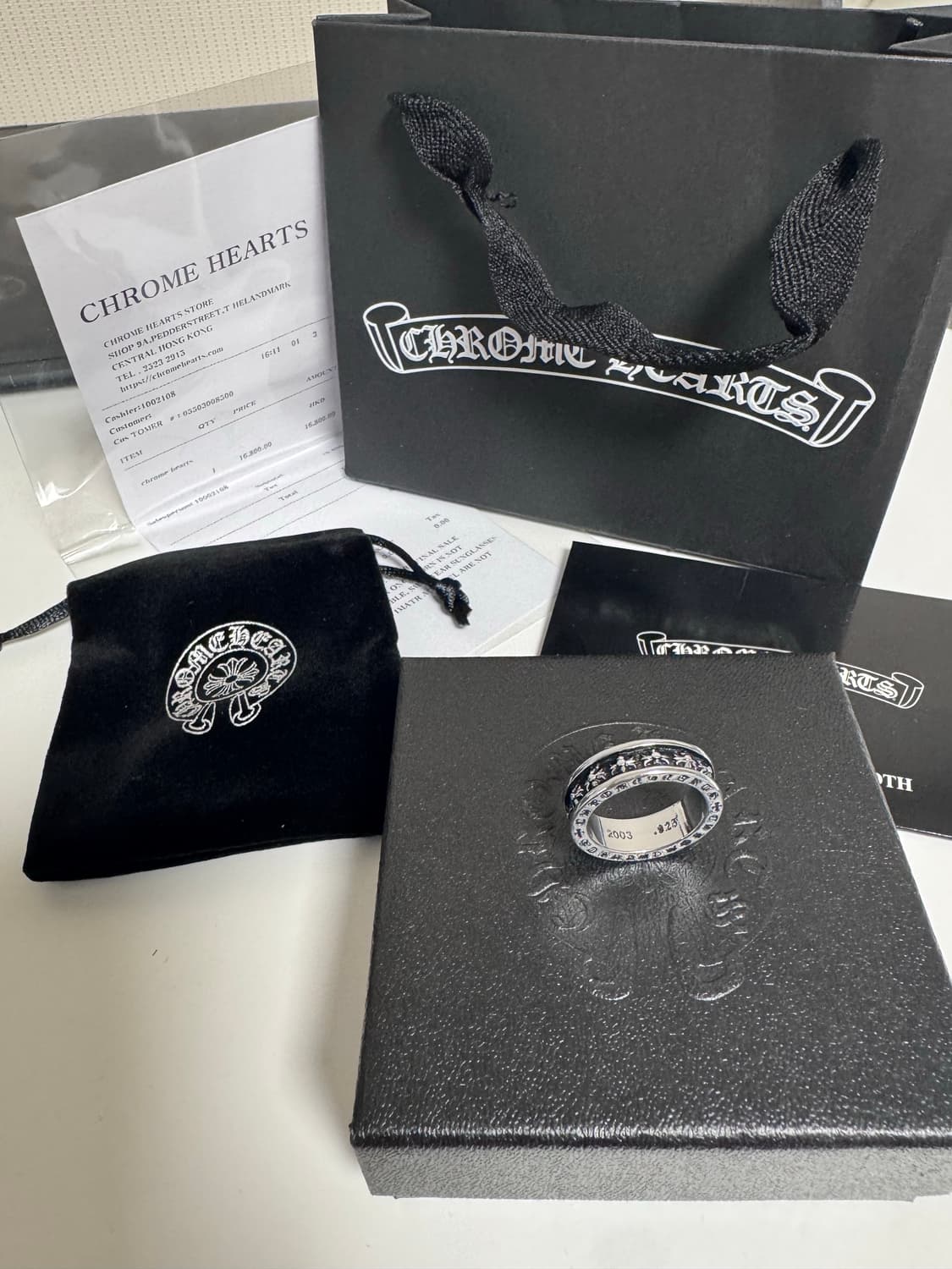 크롬하츠 플러스링 us 7호 상품이미지2