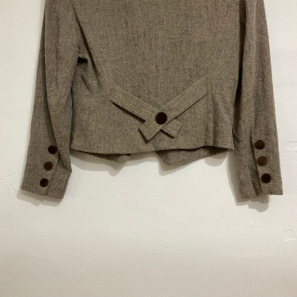 80’s 발망 트위드 자켓 상품이미지5