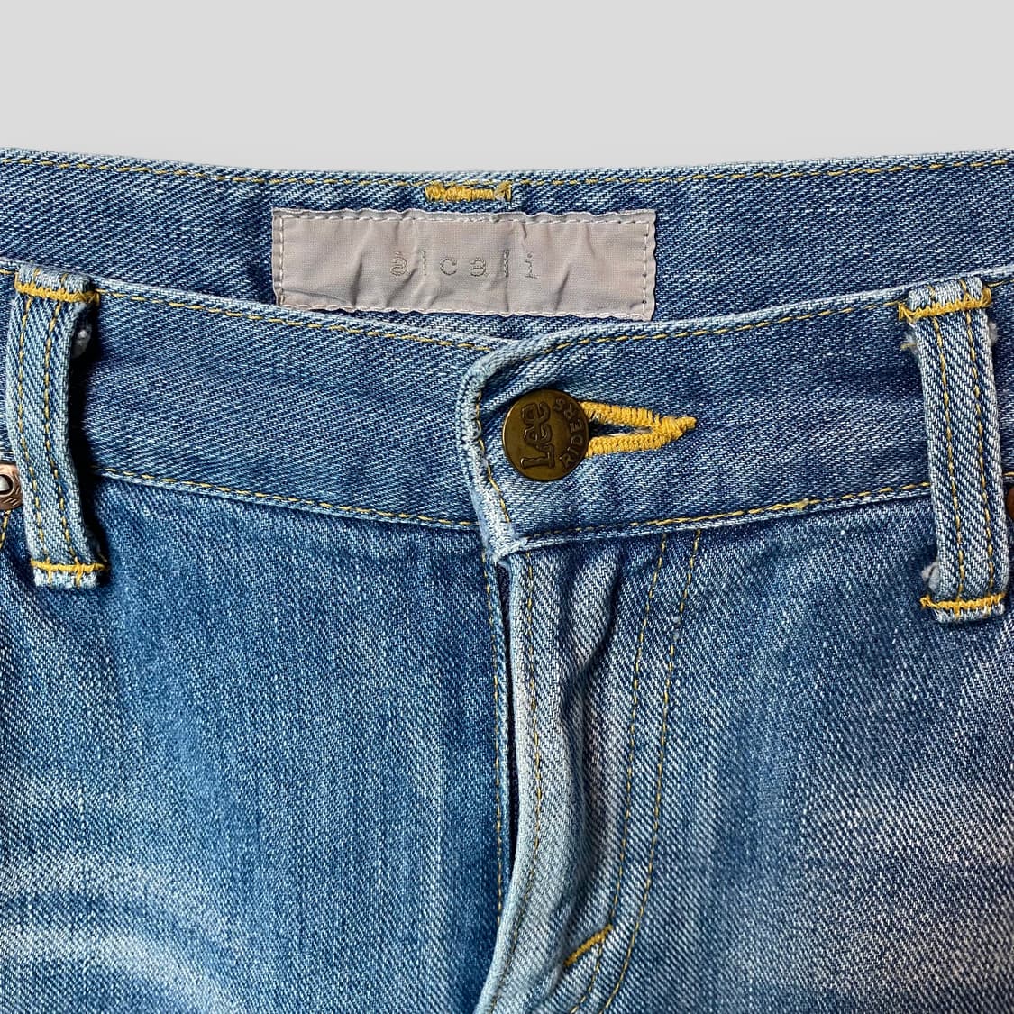 (여성M)LEE x alcali 리 알칼리 워싱데님청바 상품이미지3