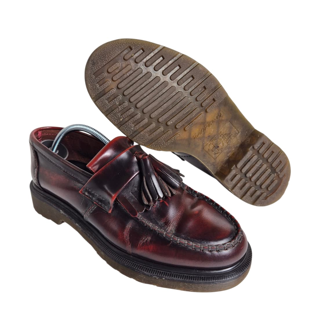 250-255) Dr.martens 닥터마틴 아드리안 테슬 로퍼 버건디 상품이미지2