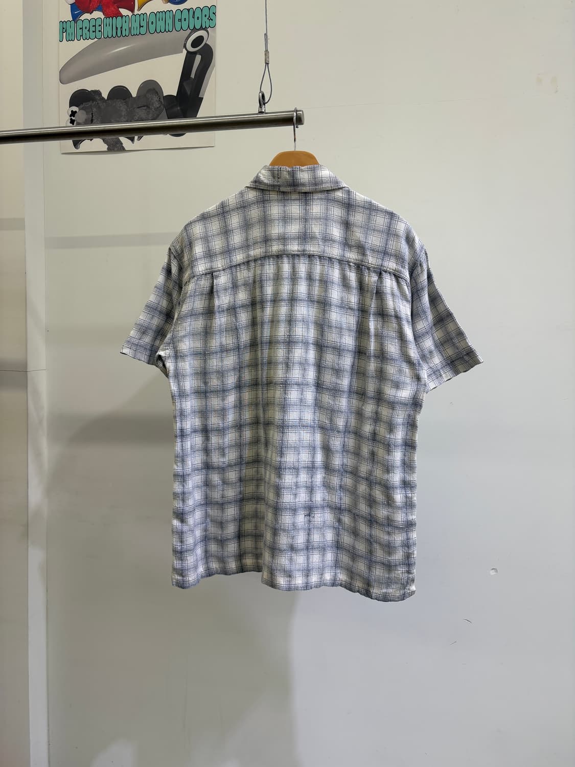 STEPTECH 체크 반팔 셔츠 상품이미지5