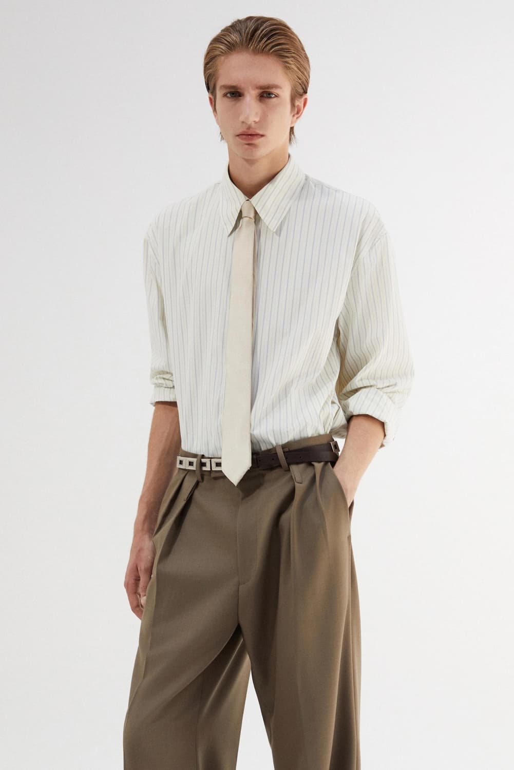 타일레 25fw 스트라이프 셔츠 1사이즈 상품이미지1