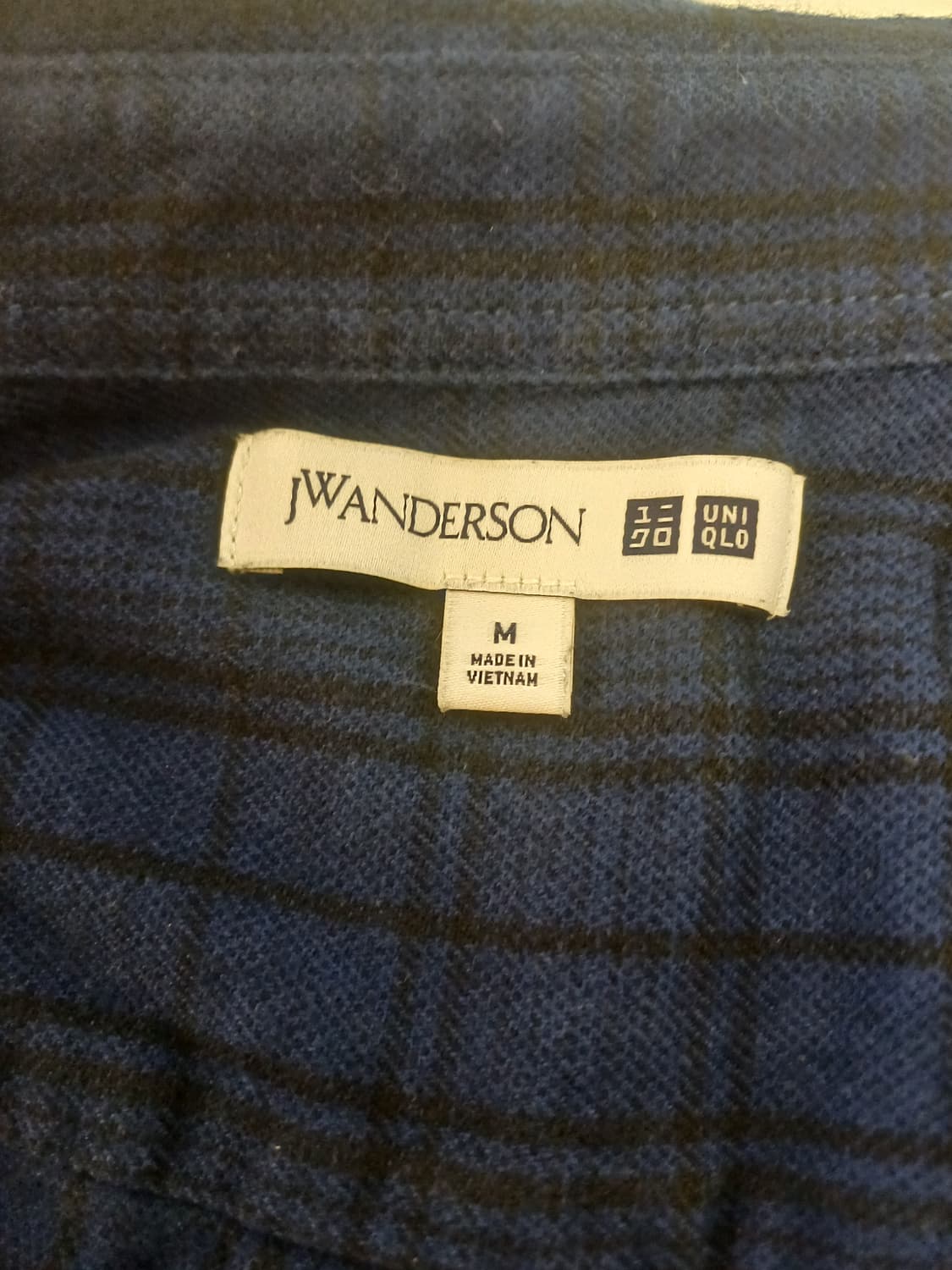 유니클로-jw앤더슨 플라넬 셔츠 [M] 상품이미지5