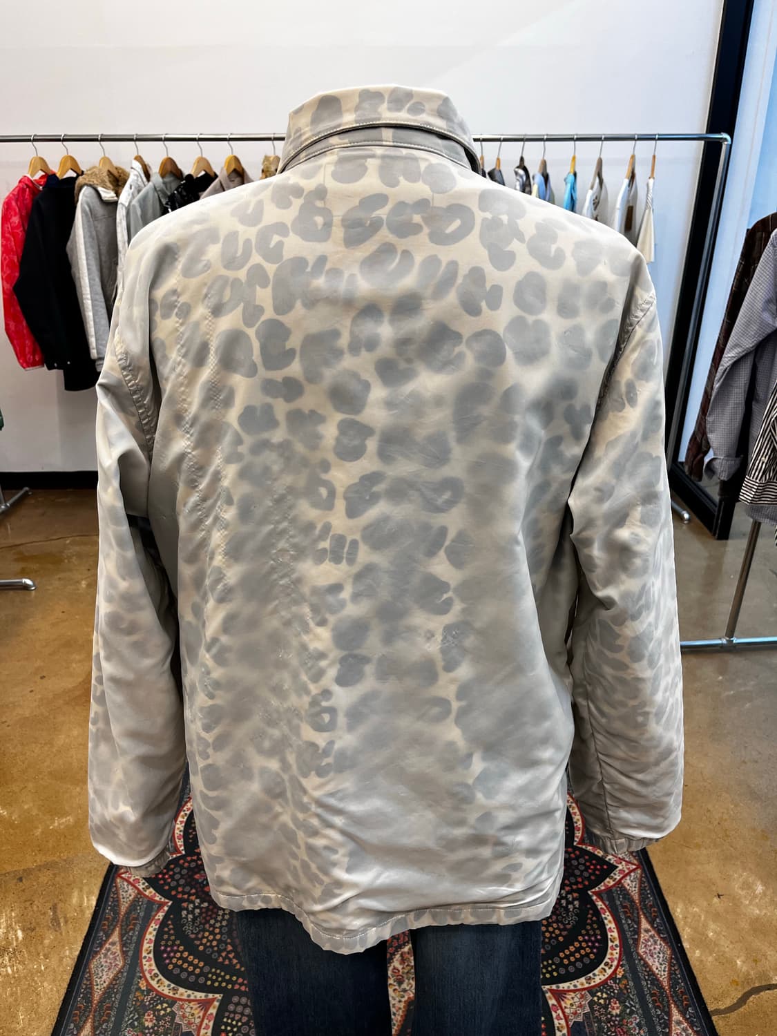 스투시 트랜스루센트 레오파드 코치 자켓 상품이미지6