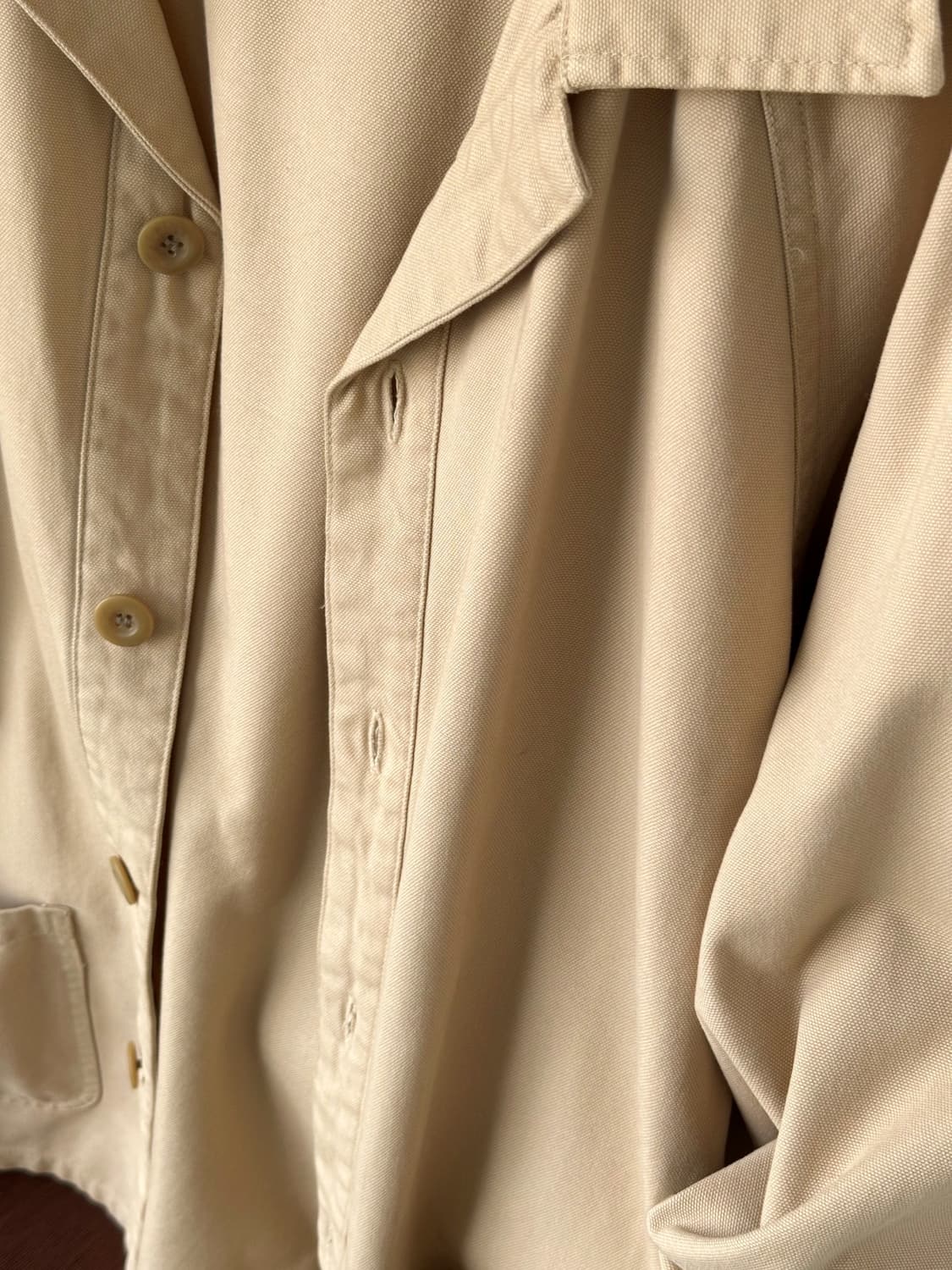 Heavy cotton canvas worker coat 상품이미지2