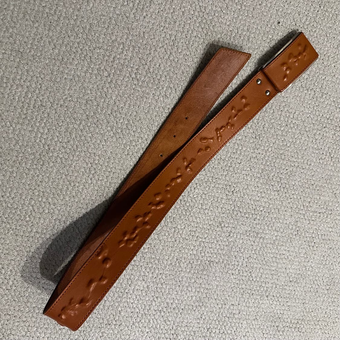 90s 이세이 미야케 레더 벨트 상품이미지5