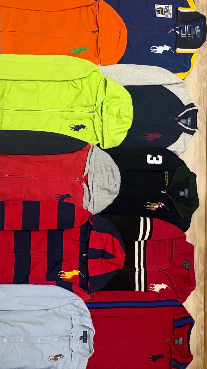 폴로 빅포니 후드집업 니트집업 져지 판매 상품이미지1