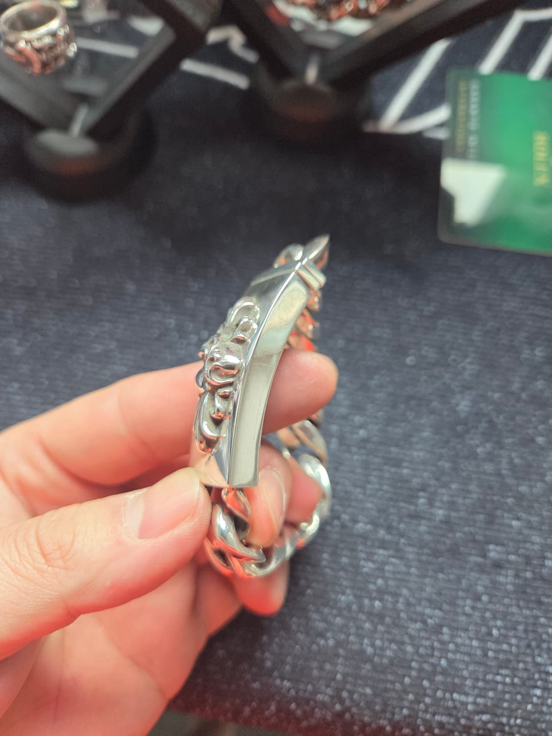 크롬하츠 ID 플로랄 하트 클래식 팔찌(정품) 상품이미지6